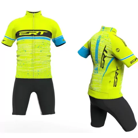 Conjunto Infantil Ert Cycling Team Azul