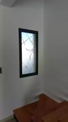 Vinilo Esmerilado calado "Líneas Aéreas"