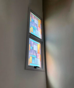 Vinilo Esmerilado Símil Vitreaux Kandinsky - comprar online