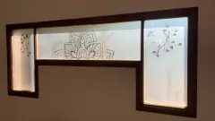 Vinilo Esmerilado calado "MEDIO MANDALA" en internet