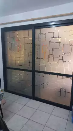 Vinilo Esmerilado calado "ESLABONES 2" - Esmerilados Córdoba