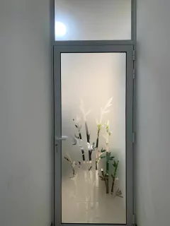 Imagen de Vinilo Esmerilado calado "BAMBU"