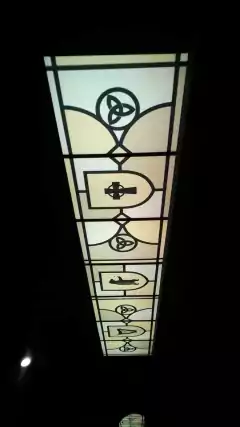 Vinilo Transparente Impreso con Diseño Personalizado para Bar Saint Gallen - tienda online