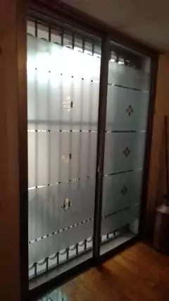 Imagen de Vinilo Esmerilado calado "DIAMANTE"