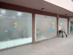 Imagen de Vinilo Esmerilado con Diseño Personalizado para vidriera de Consultorio Odontológico