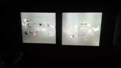 Vinilo Esmerilado calado "PRIMAVERA"