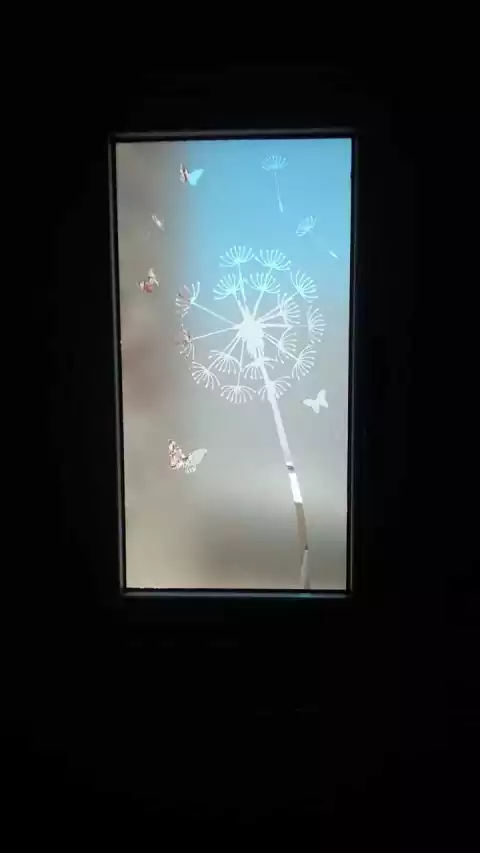 Vinilo Esmerilado calado "DIENTE DE LÉON 1"