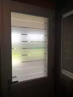 Vinilo Esmerilado calado "FRANJAS" - comprar online