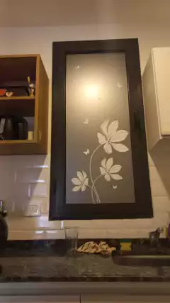 Vinilo Esmerilado Impreso "AMAPOLAS NEGRAS o BLANCAS" - comprar online