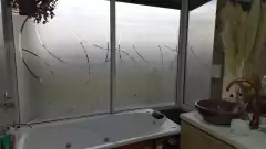 Vinilo Esmerilado calado "ANILLOS"