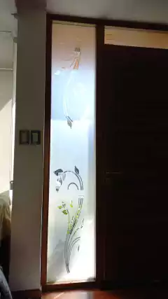 Vinilo Esmerilado calado "SUTIL"