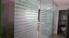 Vinilo Esmerilado calado "FRANJAS" - Esmerilados Córdoba