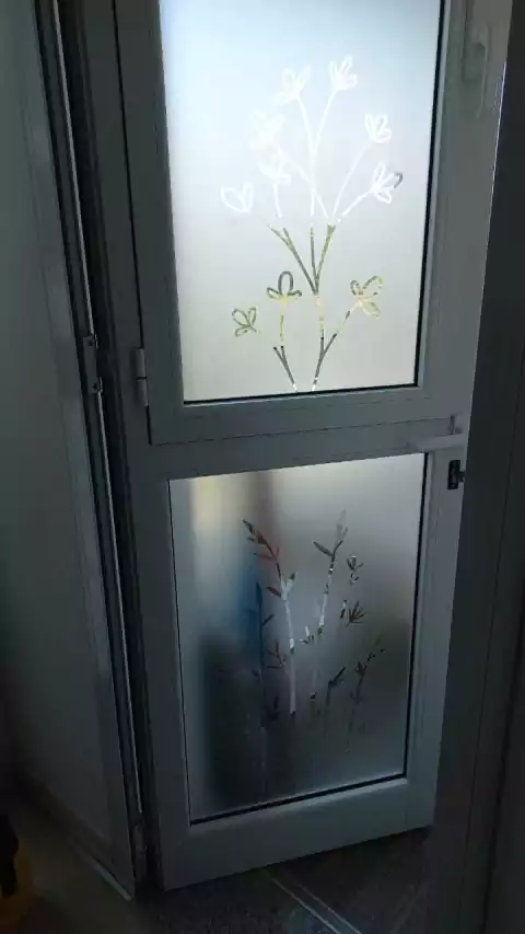 Vinilo Esmerilado calado "CAMPANITA"