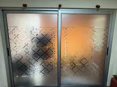 Vinilo Esmerilado calado "TRAMA 2"