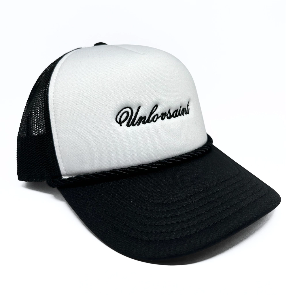 Cap Trucker Basic Black/White