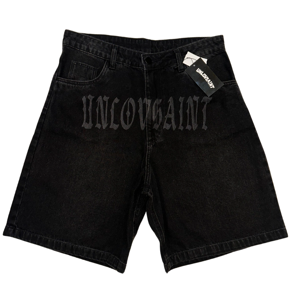 JORTS UNLVST CLUB - JEANS BLACK