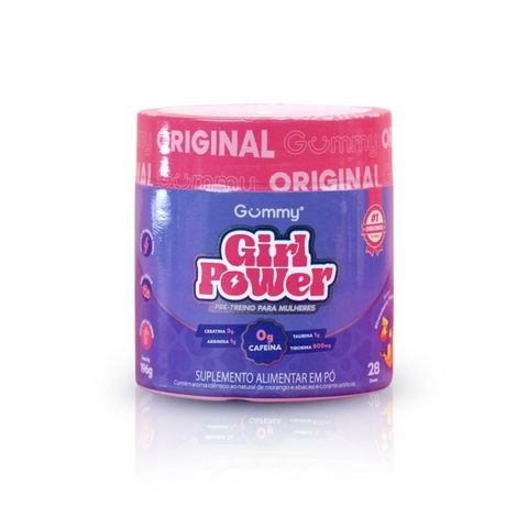 Gummy Girl Power - Pré Treino Com Creatina Zero Cafeina 196g - NOVO