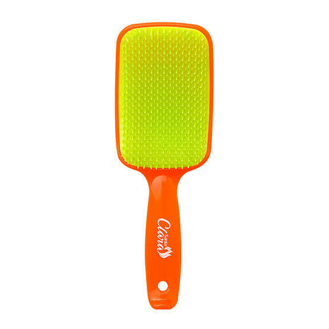 ESCOVA FLEX COLOR PARA CABELOS – AMARELO NEON E LARANJA - NOVA