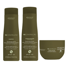 Shampoo Reconstrução - Arvensis - 300ml + Touca de Cetim Dupla Face - comprar online
