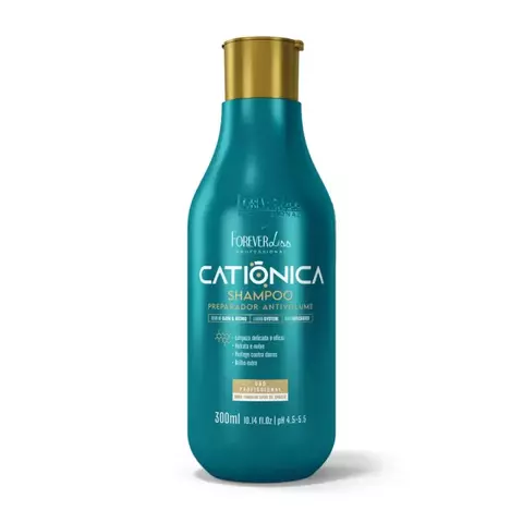 Shampoo Catiônica 300 ml Forever Liss - NOVO