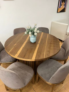 Mesa Circular Varillada en Petiribí o Paraíso - comprar online