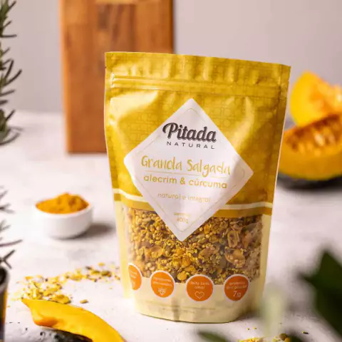 Granola Salgada - Alecrim & Cúrcuma - 400g