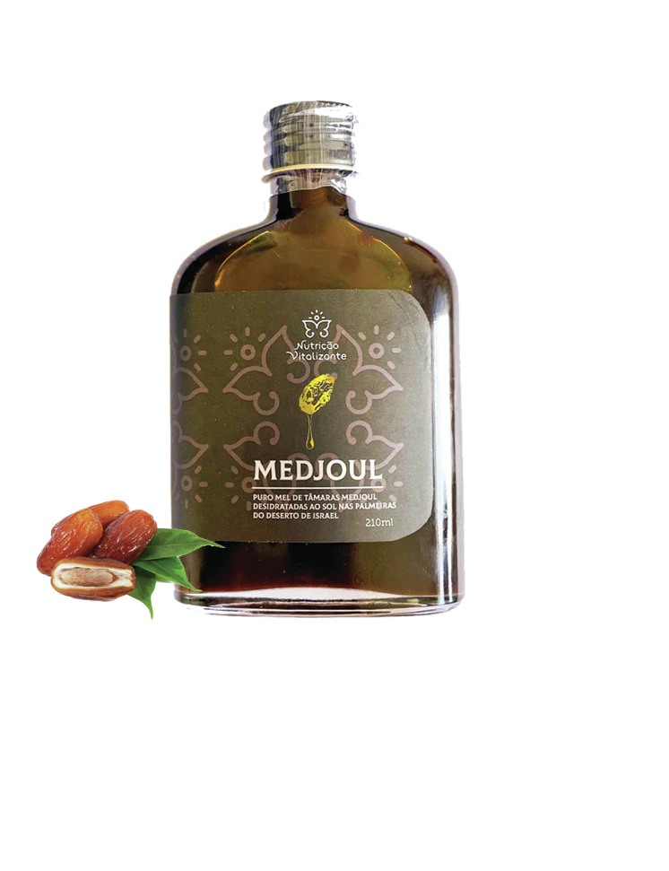 Puro Mel de Tâmara Medjool Vegano Sem Açúcar 210 ml