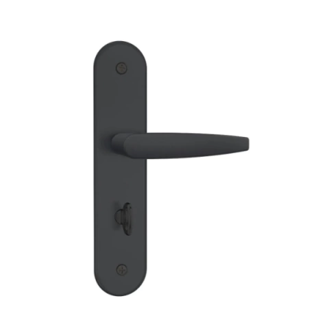 Fechadura Stam 824/33 Banheiro Larga Espelho Preto