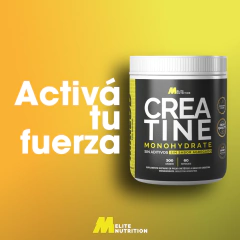 CREATINA PREMIUM MONOHYDRATE EN POLVO MMEDD ELITE NUTRITION - 300GR - 60 SERVICIOS - KETO FRIENDLY en internet