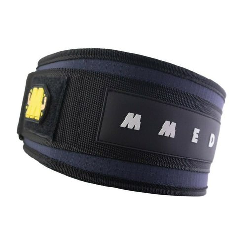 CINTURON PREMIUM WEIGHTLIFTING MMEDD - CROSS EDITION - BLUE