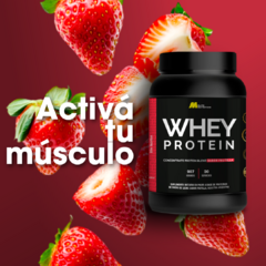 PROTEINA EN POLVO 100% PURA MMEDD ELITE NUTRITION 2LB - SABOR FRUTILLA en internet