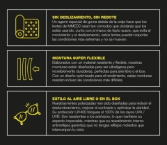 LENTES DE SOL PREMIUM MMEDD HERO - BLACK EDITION - PROTECCION UV400