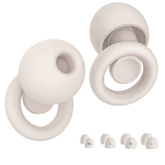 TAPONES REDUCTORES DE SONIDO PREMIUM MMEDD SLEEPY™ - COLOR CREMA en internet