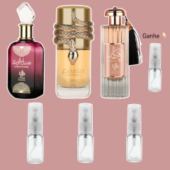 COMBO SEDUTORES MARCANTES SABAH AL WARD + MUSAMAM + DURRAT + FRACIONADO SURPRESA 20 ML TOTAL