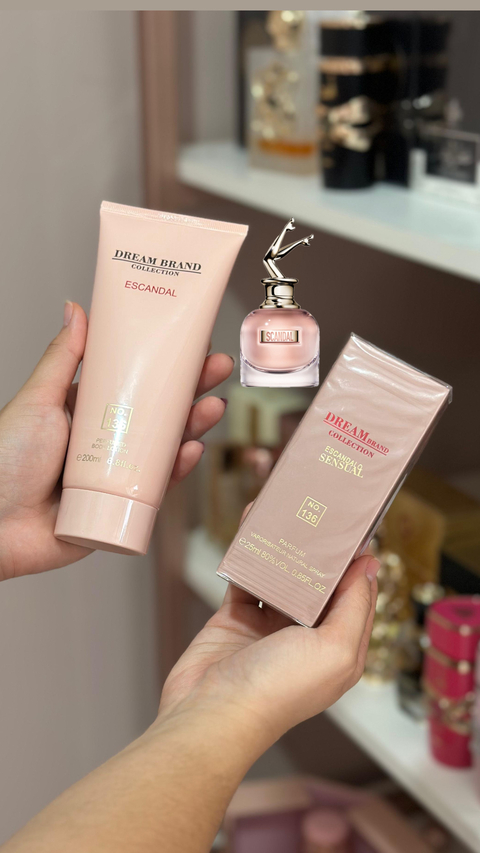 KIT SCANDAL BRAND HIDRATANTE 200 ML + PERFUME 25 ML