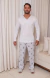 Pijama Longo Masculino Inverno Malha Suede Mickey - comprar online