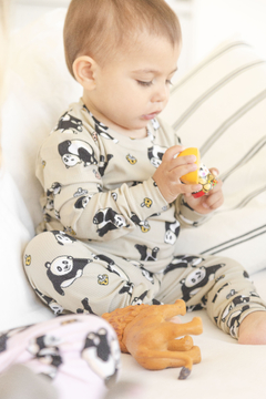 Pijama Pandas beige - Anoush