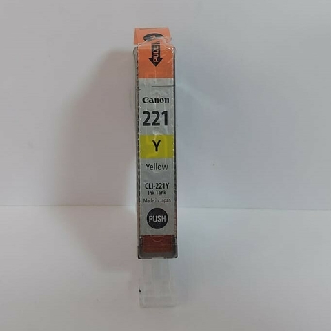 Cartucho remanufacturado Canon Cli-221Y AMARILLO ip3600 ip 4600 ip4700