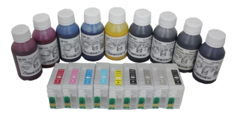 Cartuchos Recargables Para Epson R3000 + Tinta Alemana Ocp