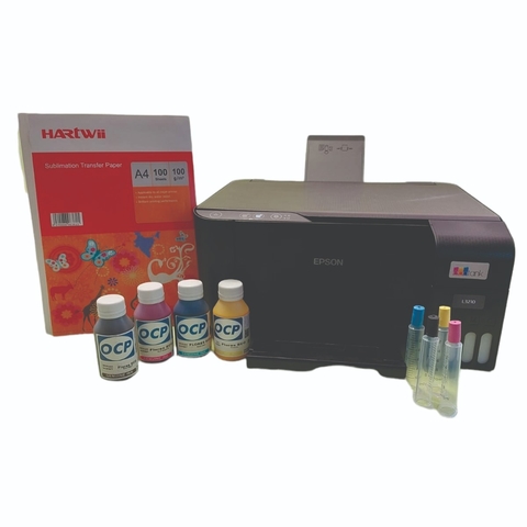 IMP. MULTIFUNCIÓN EPSON SIST. CONT. L3210 CON TINTA DE SUBLIMACIÓN FLORES ECO