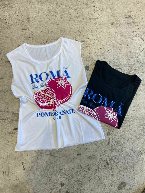 Musculosa con strass ROMA