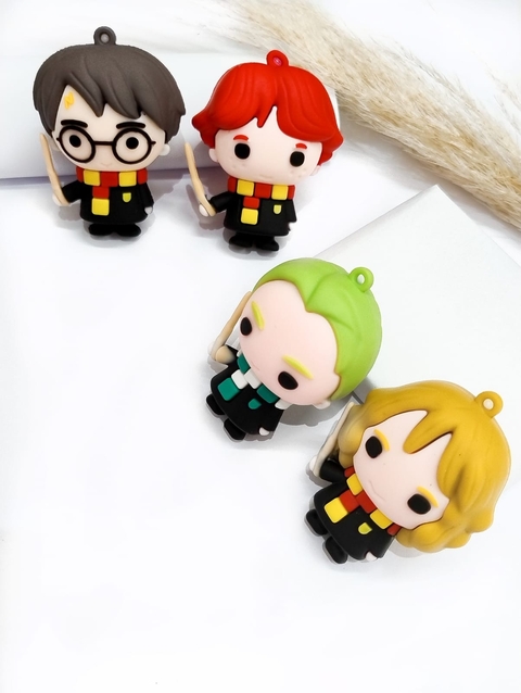COD 9784 - Pingente Emborrachado 5.4x3.7 Harry Potter - Unidade