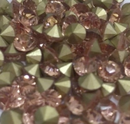 COD 6636 - Pedra de Strass SS22 Salmão - 10 Unidades