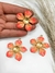 COD 4929 - Pingente 4.2x4.3cm Flor Resinado TieDye - Unidade na internet