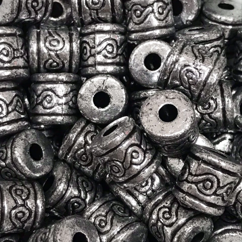 COD 9786 - Abs 12mm Prata Velha - 10 Gramas