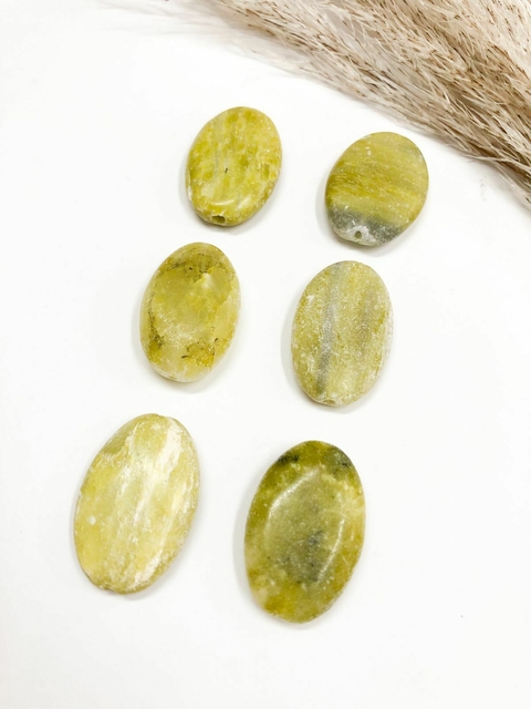 COD 9244 - Pedra Natural Passante Quartzo Amarelo 3,0x2,0 - Unidade