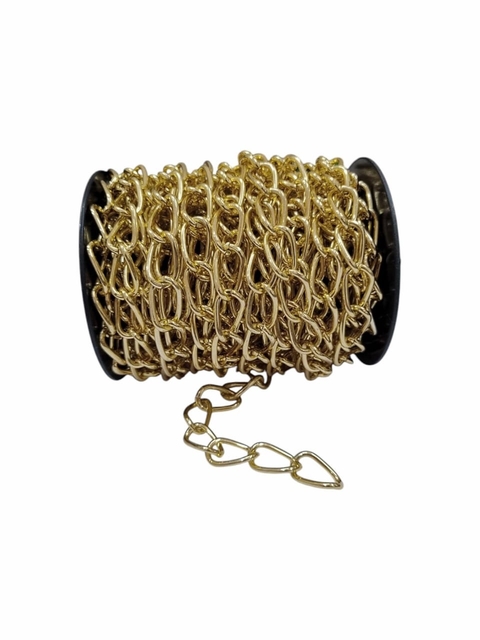 COD 9856 - Corrente de Alumínio 2.30mm Elo Comprido - 1 Metro
