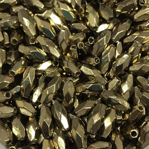COD 1820 - Abs Arroz Trabalhado 4x8 Dourado Envelhecido - 10 Gramas