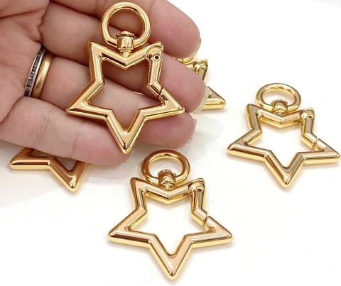 COD 5294 - Fecho Mosquetão Estrela 45mm - Unidade