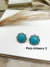 COD PP200 - Brinco Turquesa - PAR - Milena Leite Cristais